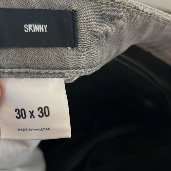 Express skinny stretch jeans 30/30 grey faded - Picture 3 of 3